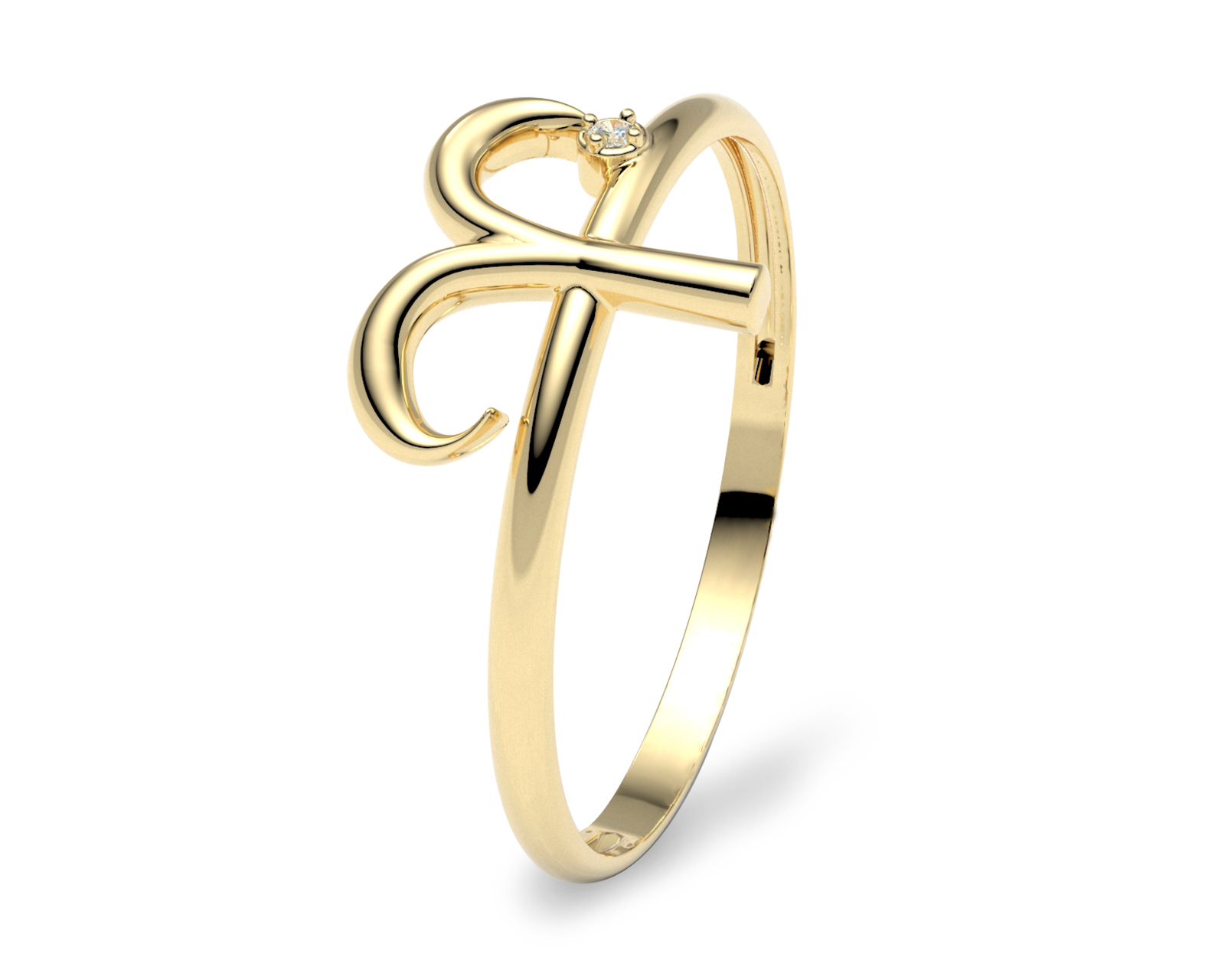 Anillo Del Zodiaco Aries Amelie Joyas Oro 10k Nro. 6-6.5