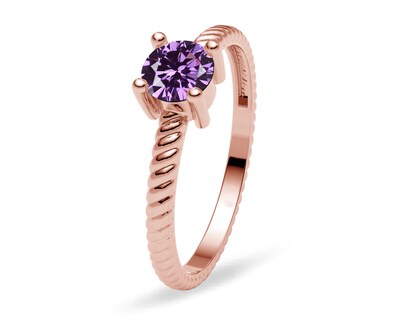 Foto 1 | Anillo Anne Amelie Joyas Oro 10k Nro. 7-7.5