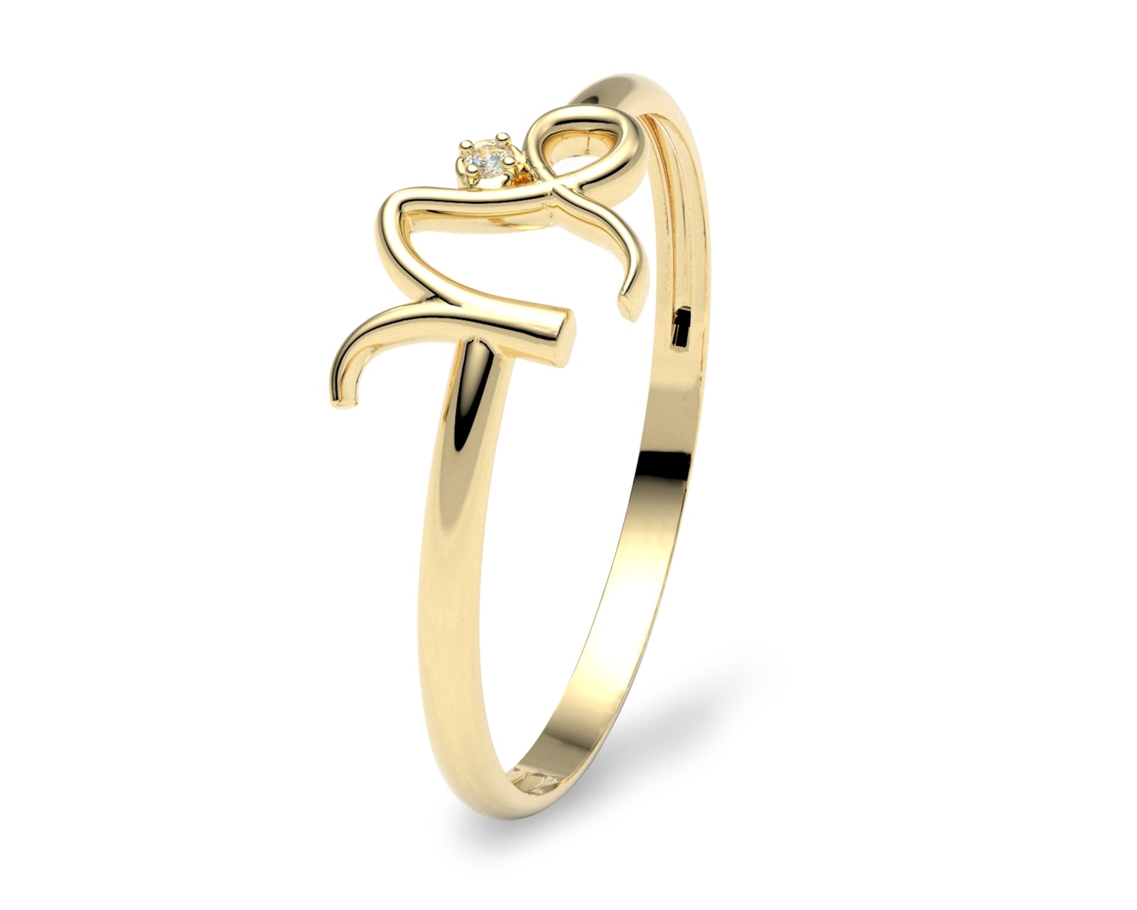 Anillo De Oro 10k Amelie Joyas Capricornio Nro. 6 6.5 Coppel