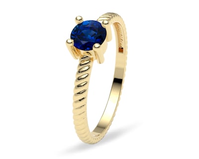 Foto 1 | Anillo Anne Amelie Joyas Oro 10k Nro. 7-7.5