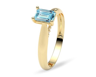 Foto 1 | Anillo de Oro Amelie Joyas Leonor 10k #8-8.5