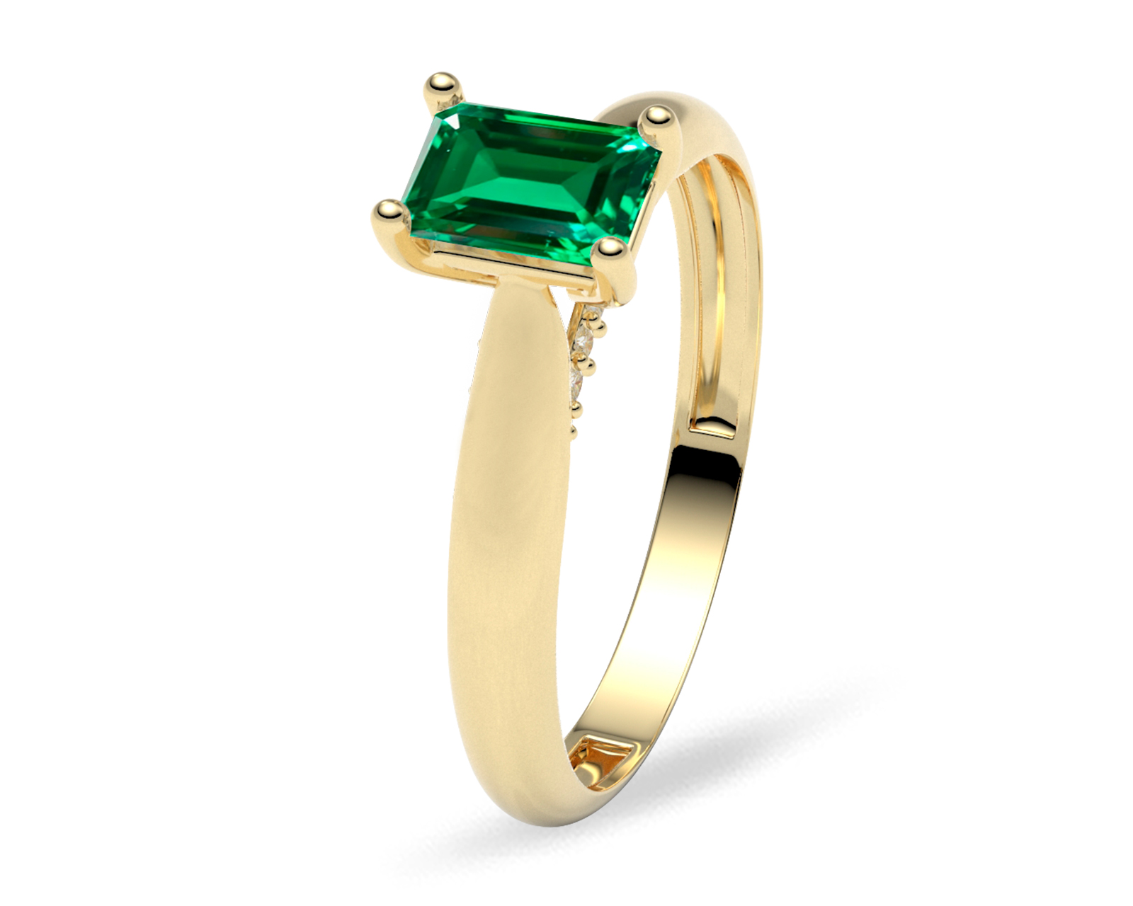 Anillo Leonor Amelie Joyas Oro 10k Nro. 7-7.5