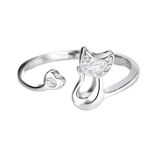 Foto 2 | Anillo Miow Shiny Cat Plata .925