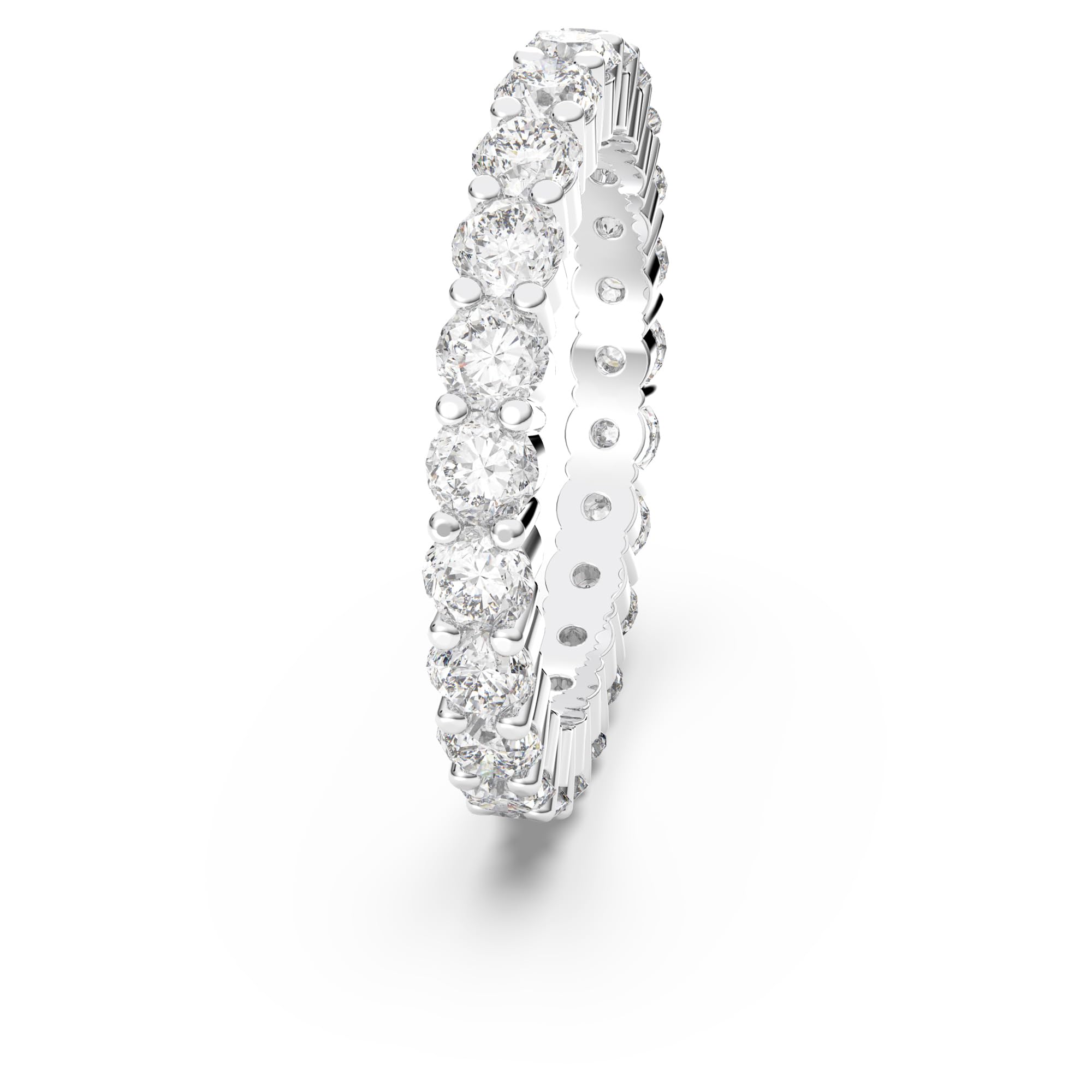 Foto 4 pulgar | Anillo Swarovski Vittore Xl Con Cristales De Swarovski Transparentes - Venta Internacional.