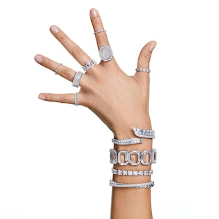 Foto 7 | Anillo Swarovski Vittore Xl Con Cristales De Swarovski Transparentes - Venta Internacional.