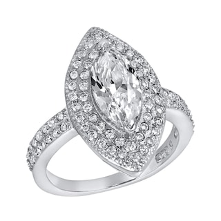 Foto 1 | Anillo West Coast Jewelry De Plata De Ley Con Circonita Cúbica - Venta Internacional.