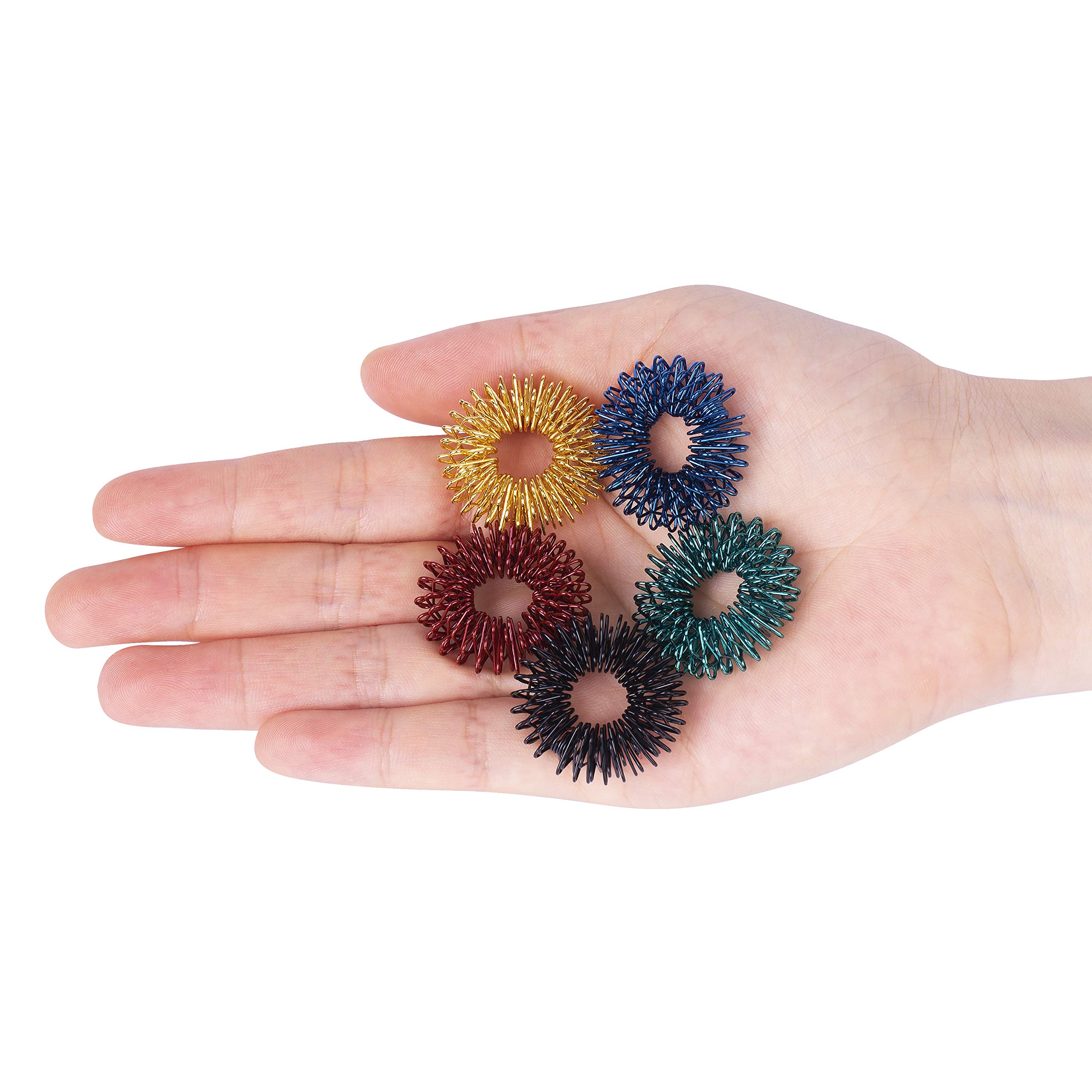Foto 8 pulgar | Set De 10 Anillos Sensoriales Con Forma De Punta Para Aliviar El Estrés, Con Forma De Bolígrafo - Venta Internacional.