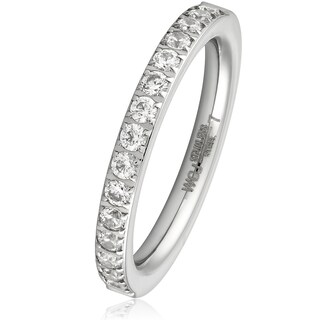 Foto 1 | Anillo West Coast Jewelry Elya De Acero Inoxidable Con Circonita Cúbica - Venta Internacional.