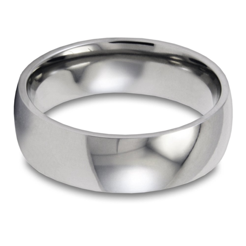 Foto 2 | Anillo West Coast Jewelry Con Acabado Pulido De Titanio, 8 Mm, Tamaño 5 - Venta Internacional.
