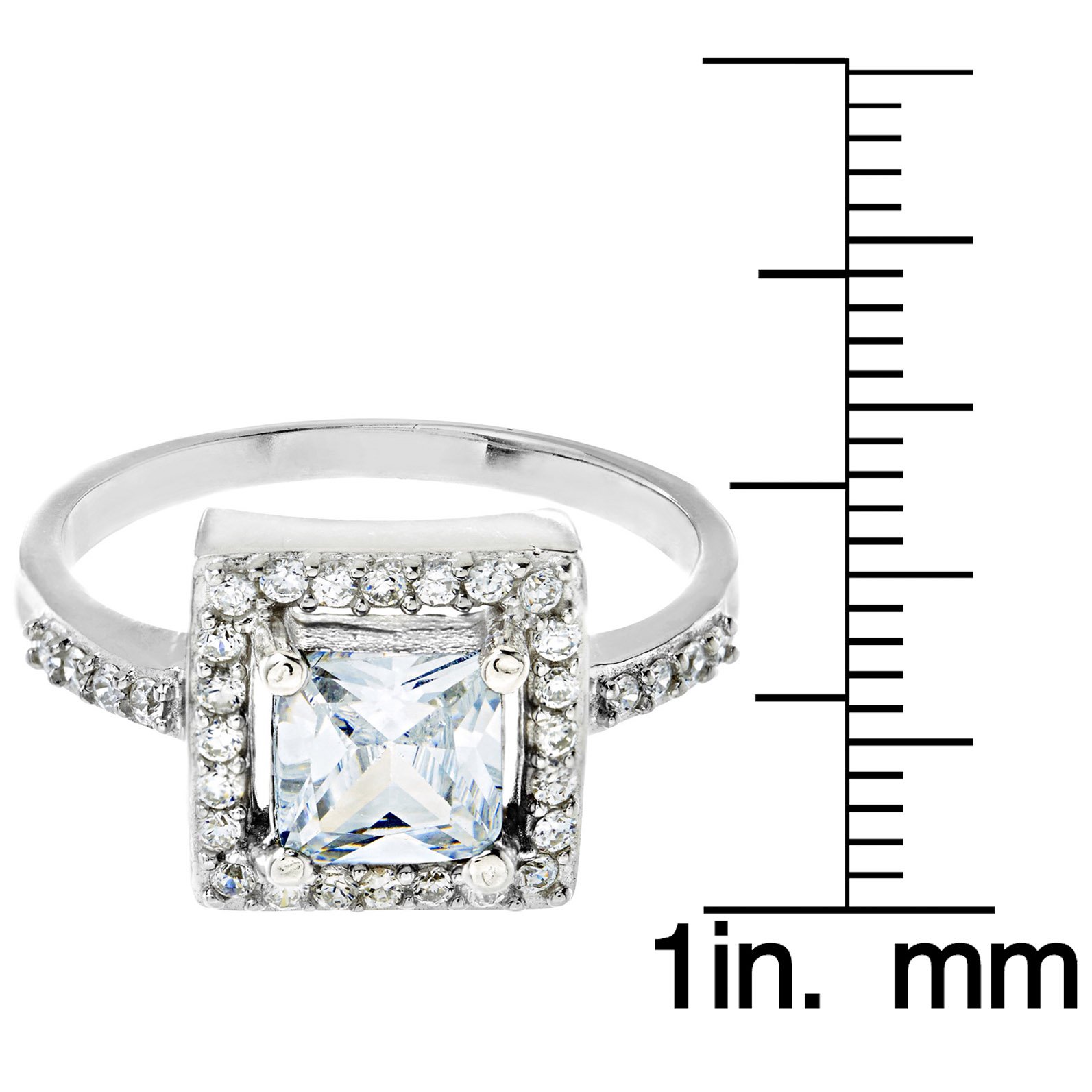 Foto 3 | Anillo West Coast Jewelry De Plata De Ley Con Circonita Cúbica - Venta Internacional.