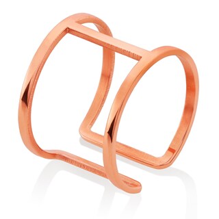 Foto 2 | Anillo West Coast Jewelry Elya, Brazalete De Acero Chapado En Oro Rosa - Venta Internacional.