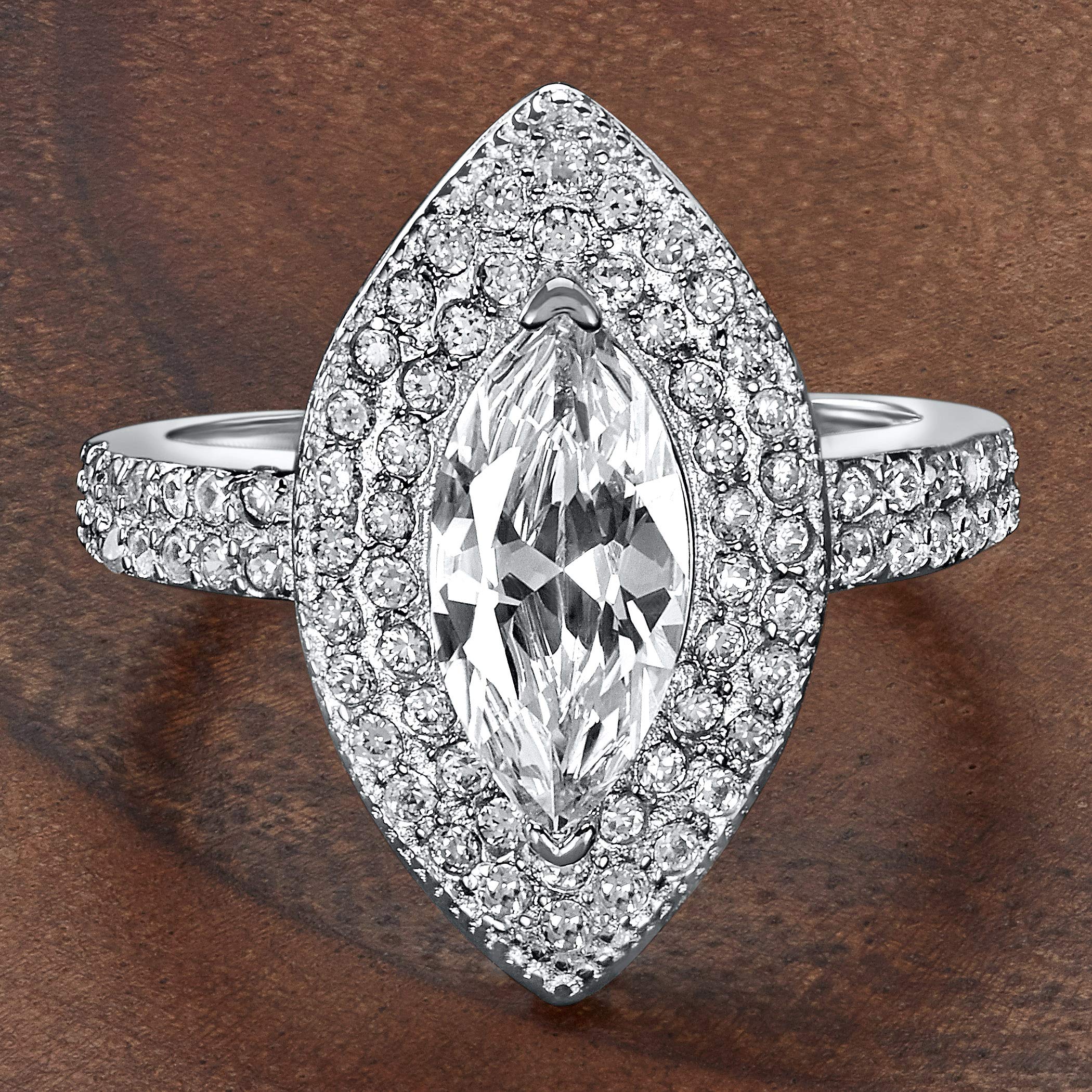 Foto 5 | Anillo West Coast Jewelry De Plata De Ley Con Circonita Cúbica - Venta Internacional.