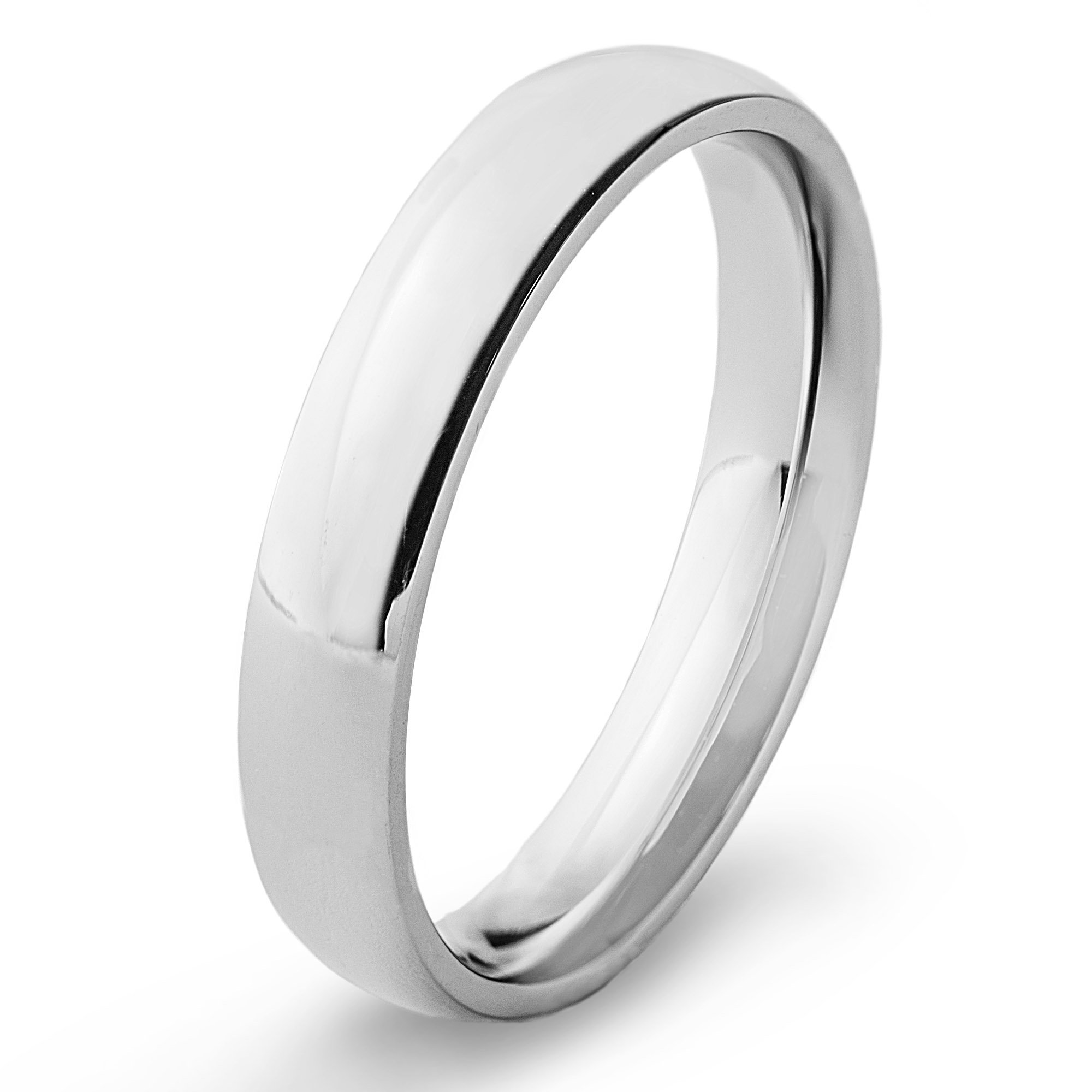 Foto 1 | Anillo West Coast Jewelry De Acero Inoxidable Pulido De 4 Mm - Venta Internacional.