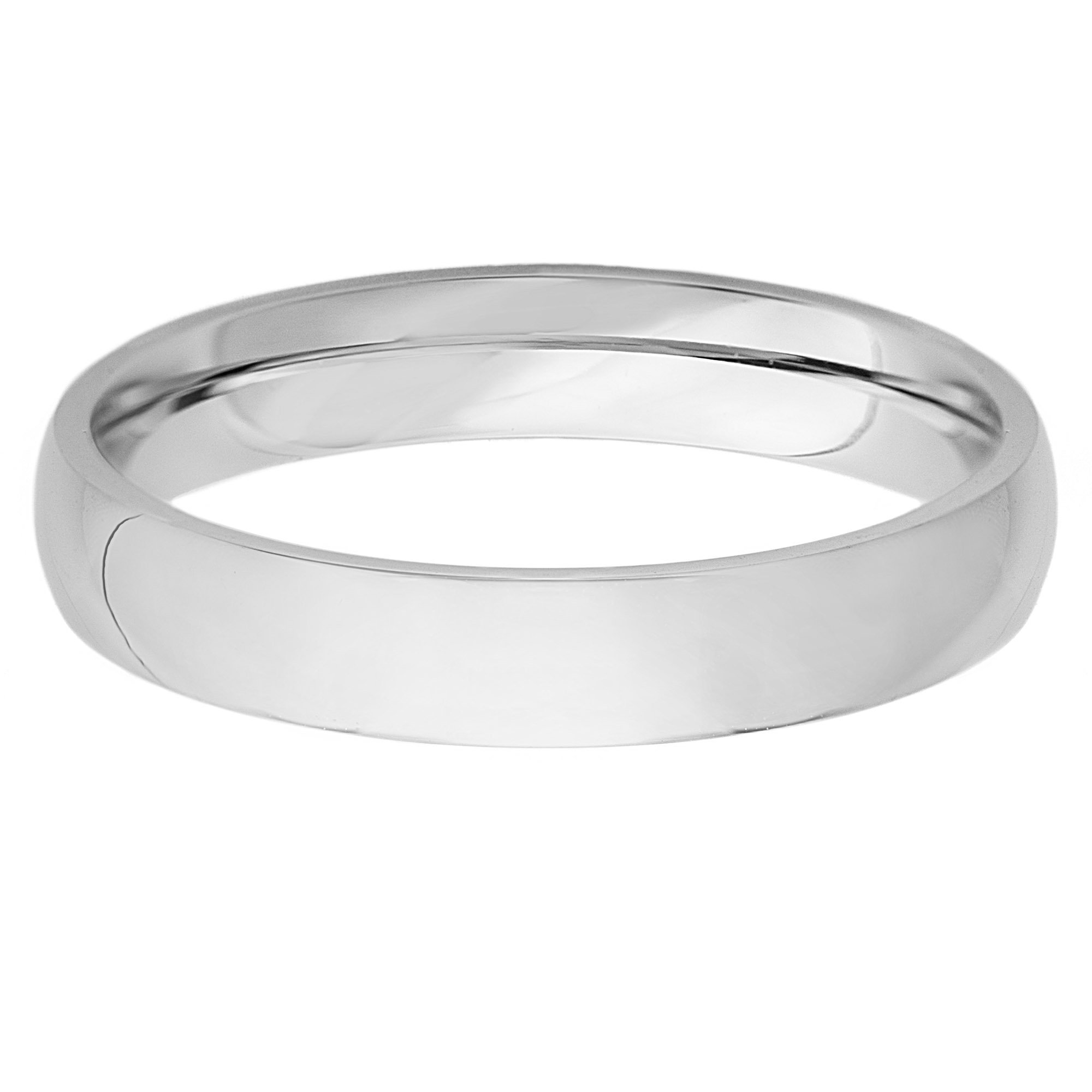 Foto 3 pulgar | Anillo West Coast Jewelry De Acero Inoxidable Pulido De 4 Mm - Venta Internacional.