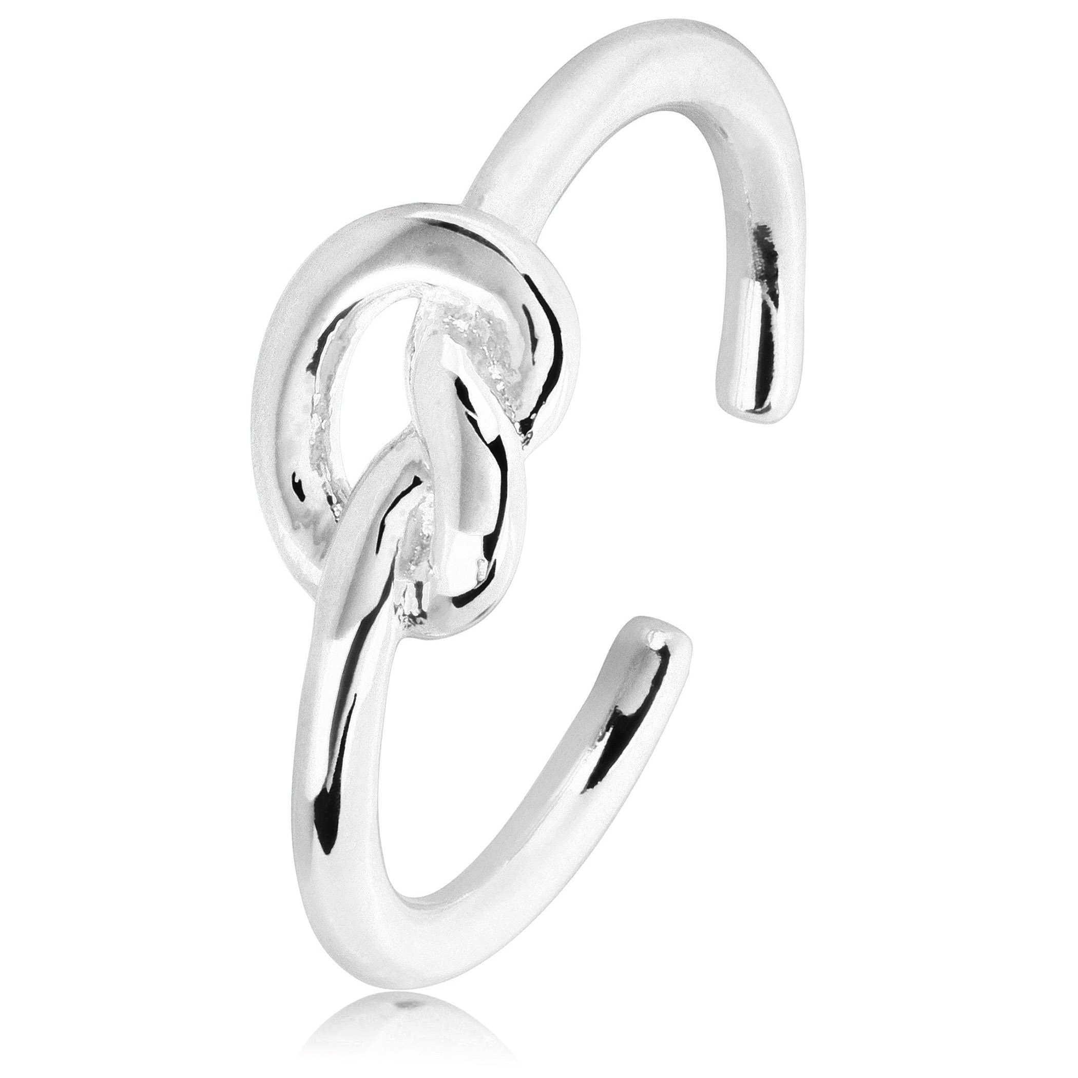 Foto 1 | Anillo West Coast Jewelry Elya Knot Puff De Acero Inoxidable - Venta Internacional.