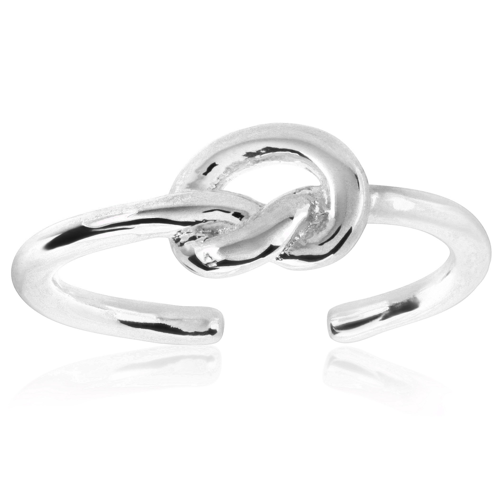 Foto 2 | Anillo West Coast Jewelry Elya Knot Puff De Acero Inoxidable - Venta Internacional.
