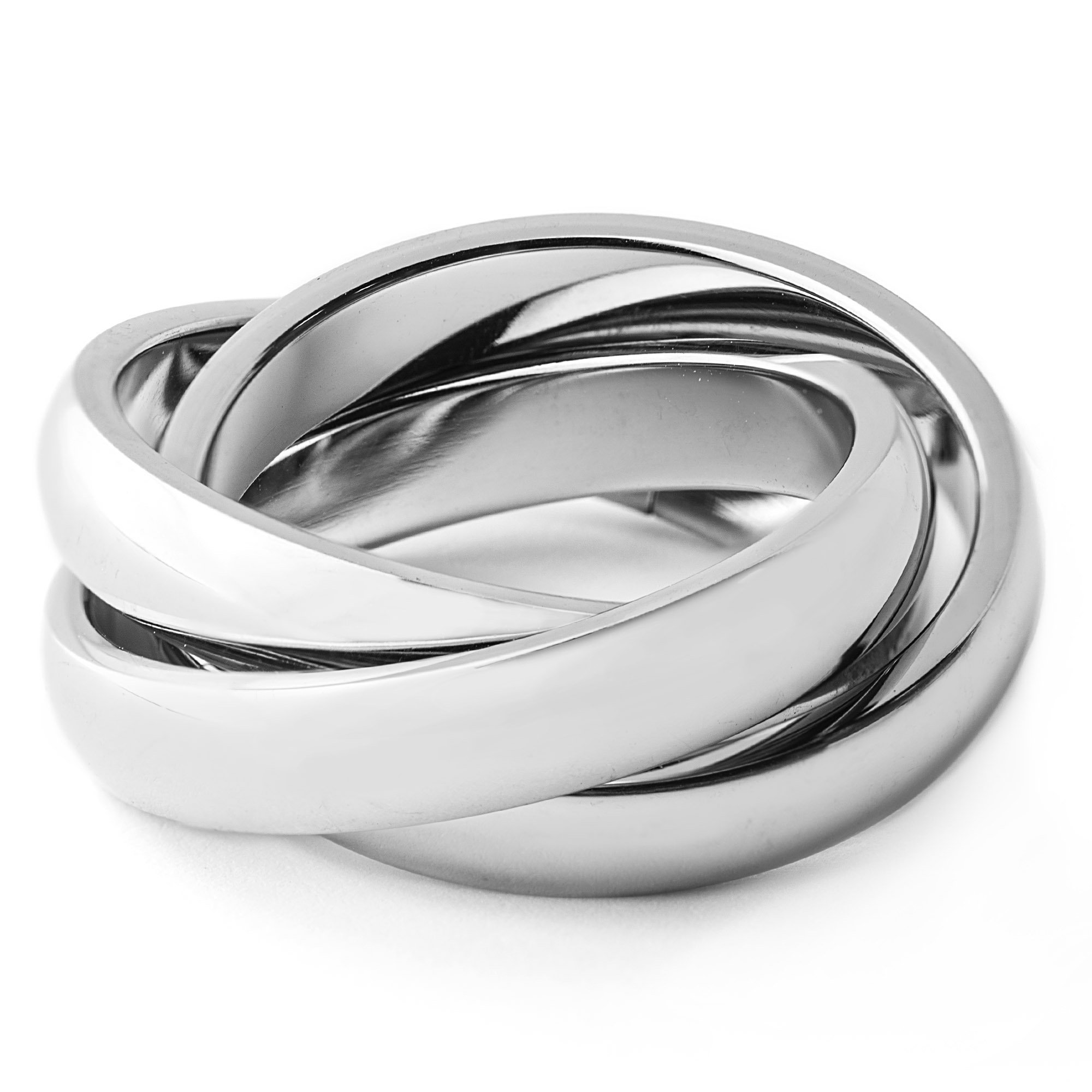 Foto 3 pulgar | Anillo Elya De West Coast Jewelry, Triple Entrelazado, Talla 5 - Venta Internacional.
