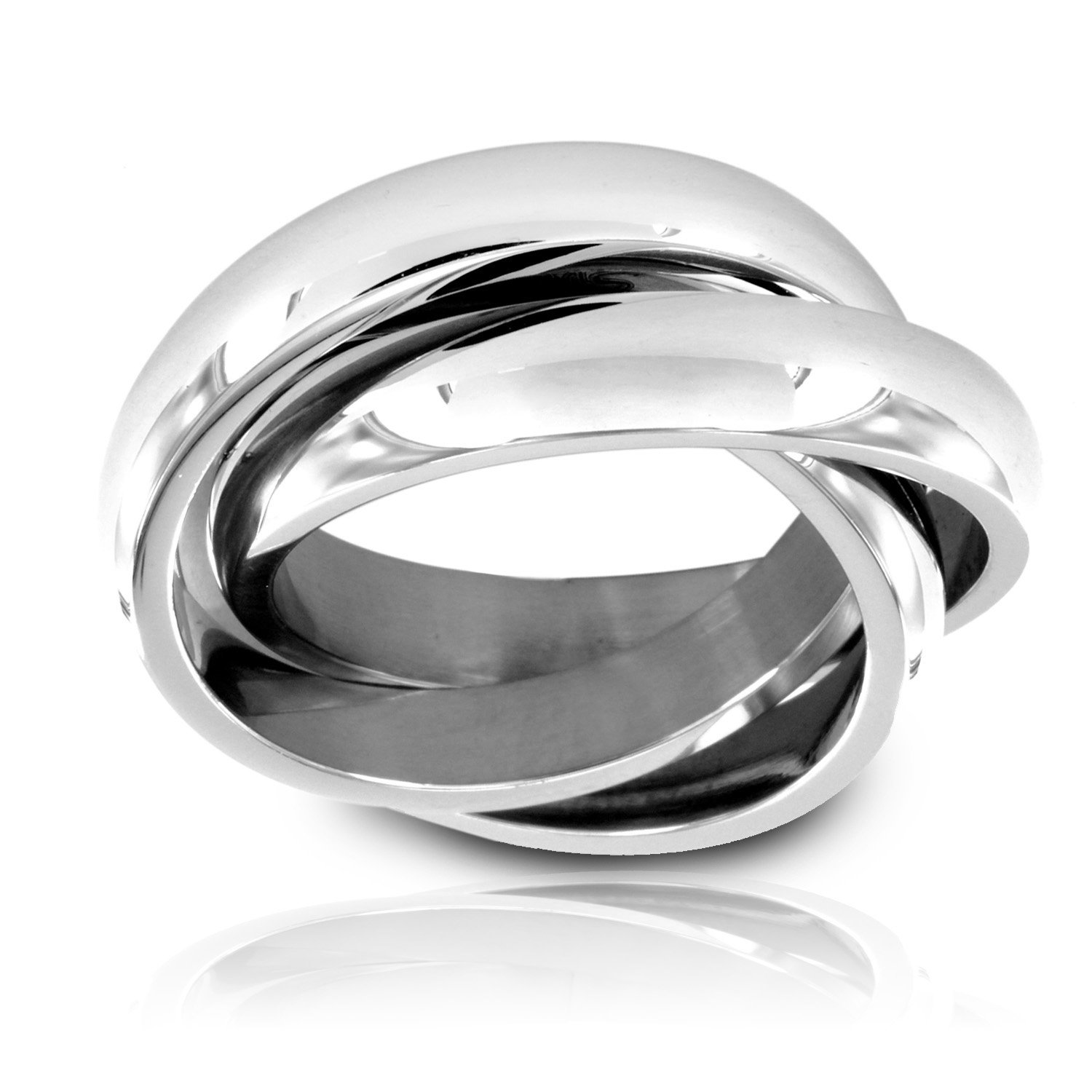 Foto 3 | Anillo Elya De West Coast Jewelry, Triple Entrelazado, Talla 5 - Venta Internacional.