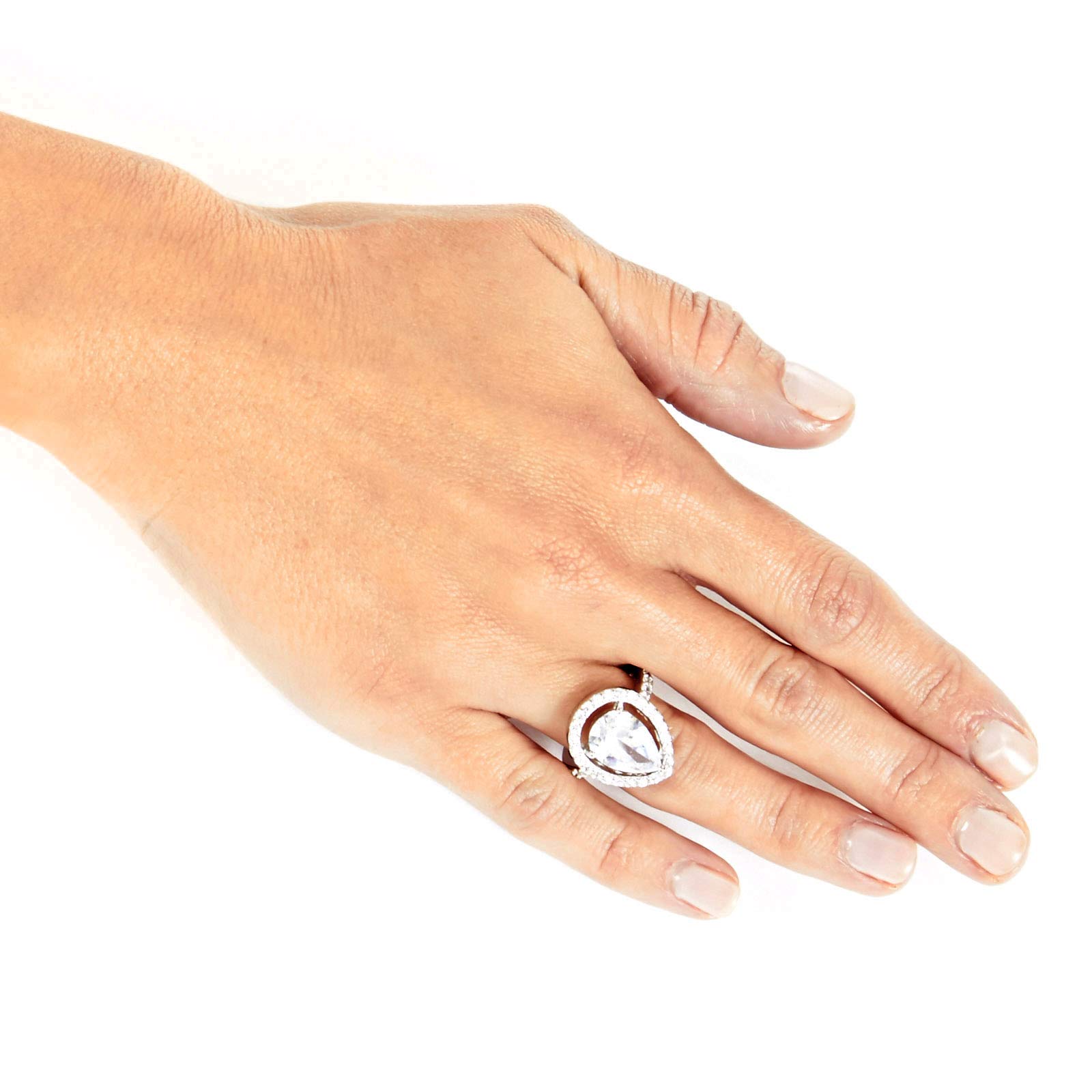 Foto 4 | Anillo West Coast Jewelry De Plata De Ley Con Circonita Cúbica - Venta Internacional.