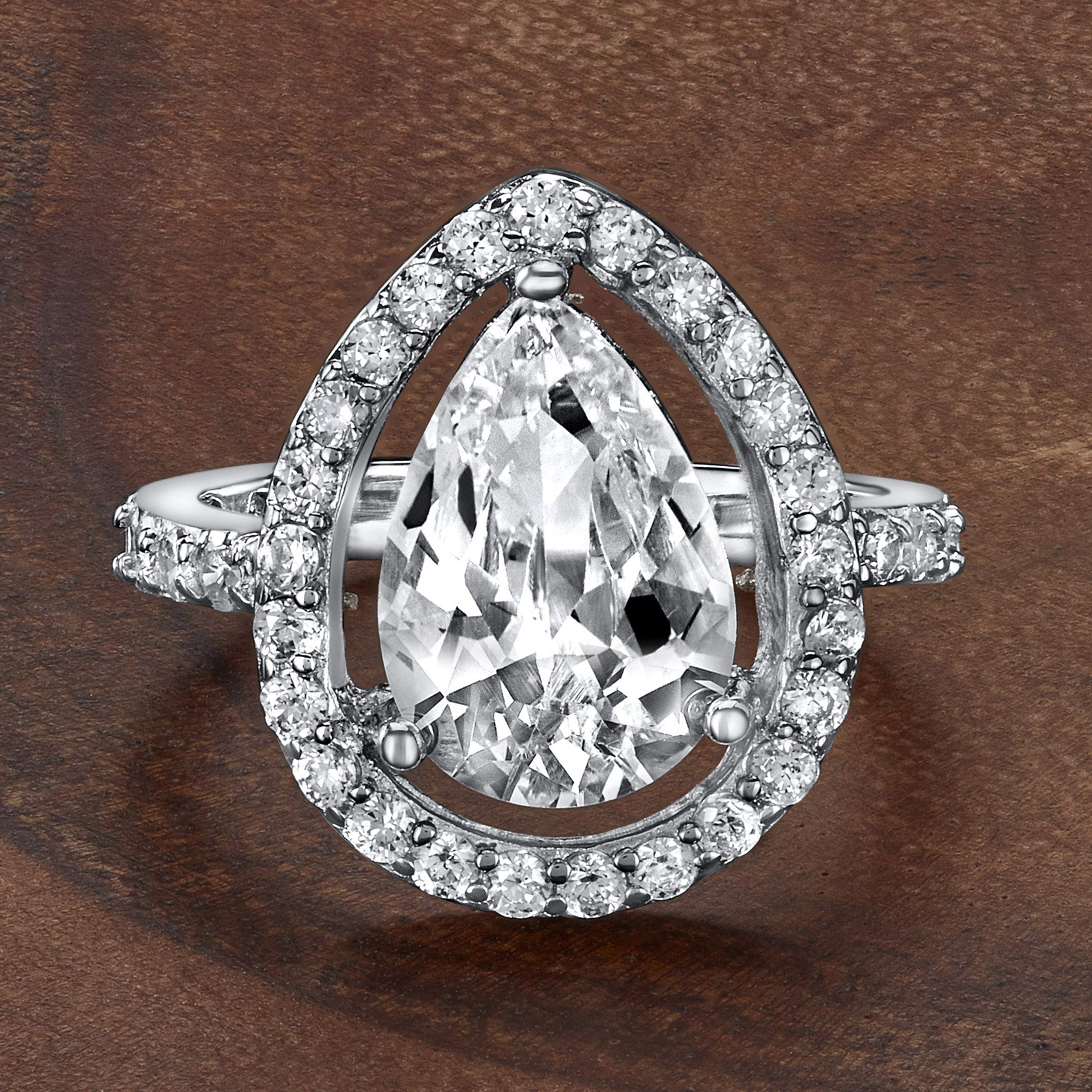 Foto 5 | Anillo West Coast Jewelry De Plata De Ley Con Circonita Cúbica - Venta Internacional.