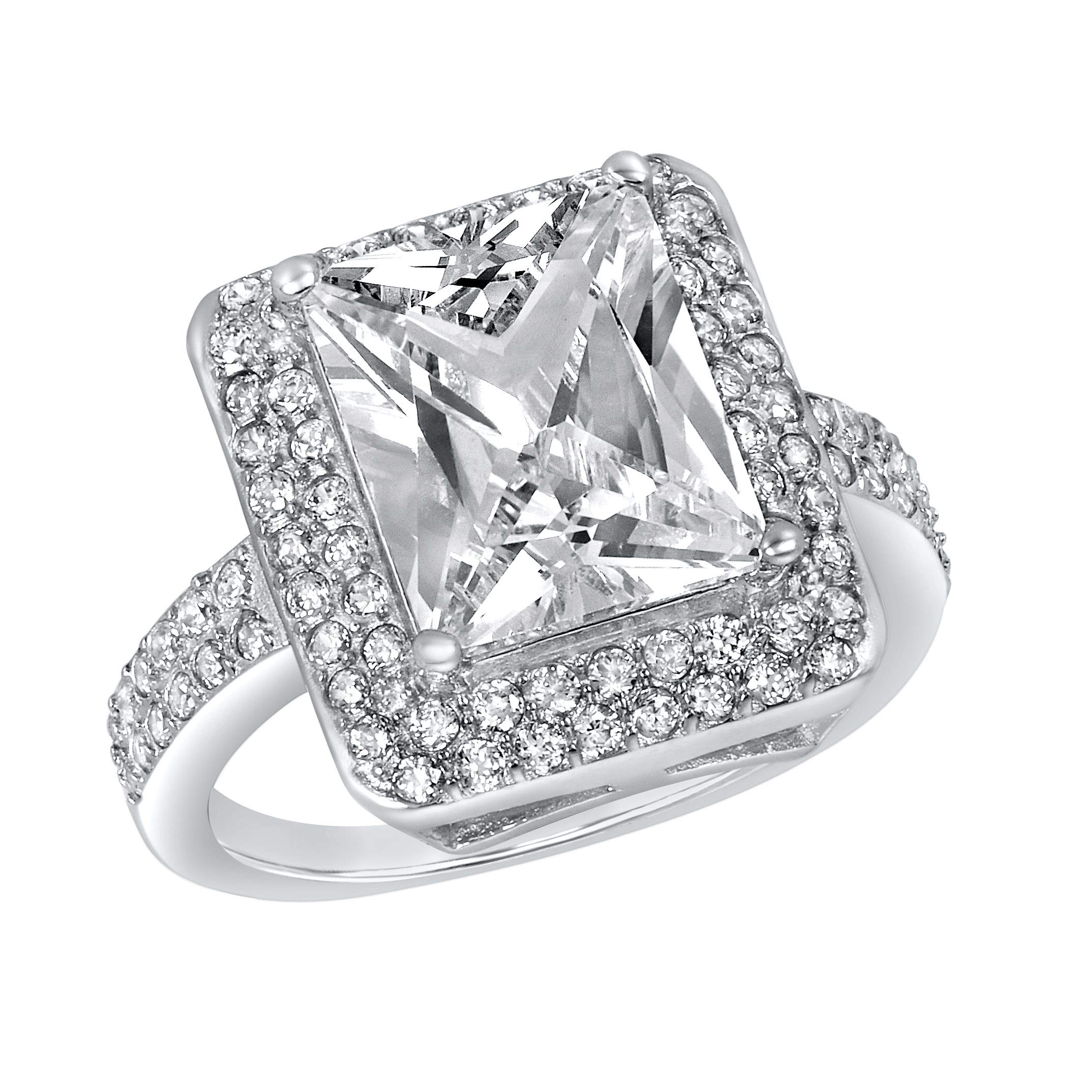 Anillo West Coast Jewelry De Plata De Ley Con Circonita Cúbica - Venta Internacional.