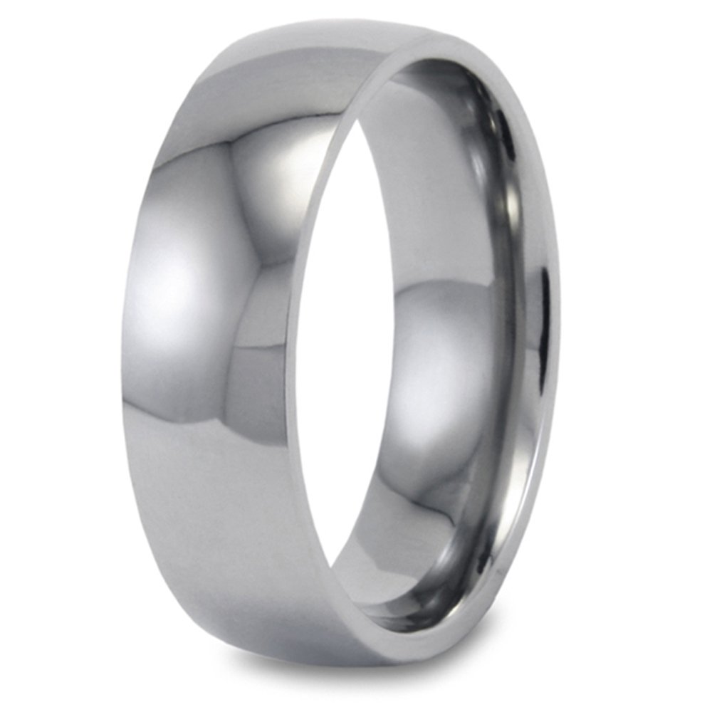 Foto 1 | Anillo West Coast Jewelry Con Acabado Pulido De Titanio, 8 Mm, Tamaño 10 - Venta Internacional.