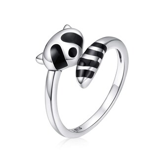 Foto 1 | Anillo Chulada, Mapache De Plata .925 Con Chapa De Platino, Se Pude Mojar