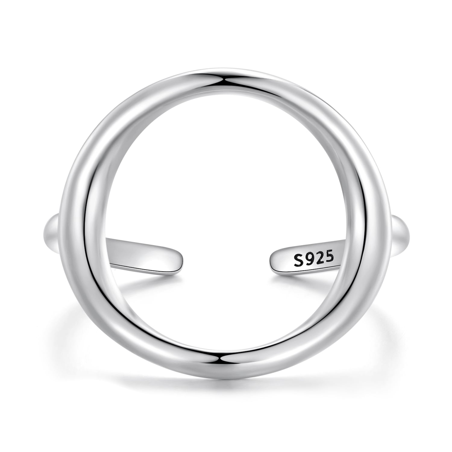 Anillo Chulada, Círculo De Plata .925 Con Chapa De Platino, Se Pude Mojar $649