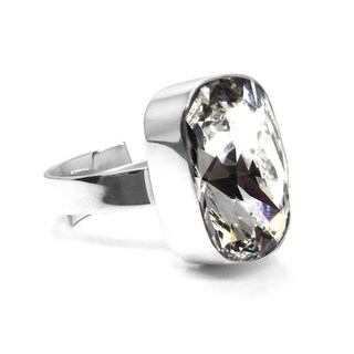 Foto 1 | Anillo Zvezda, Colección Argenta Plata .925 Corte Baguette