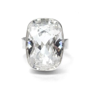 Foto 2 | Anillo Zvezda, Colección Argenta Plata .925 Corte Baguette