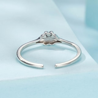 Foto 5 | Anillo Chulada, Patita De Perro De Plata .925 Con Chapa De Platino, Se Pude Mojar