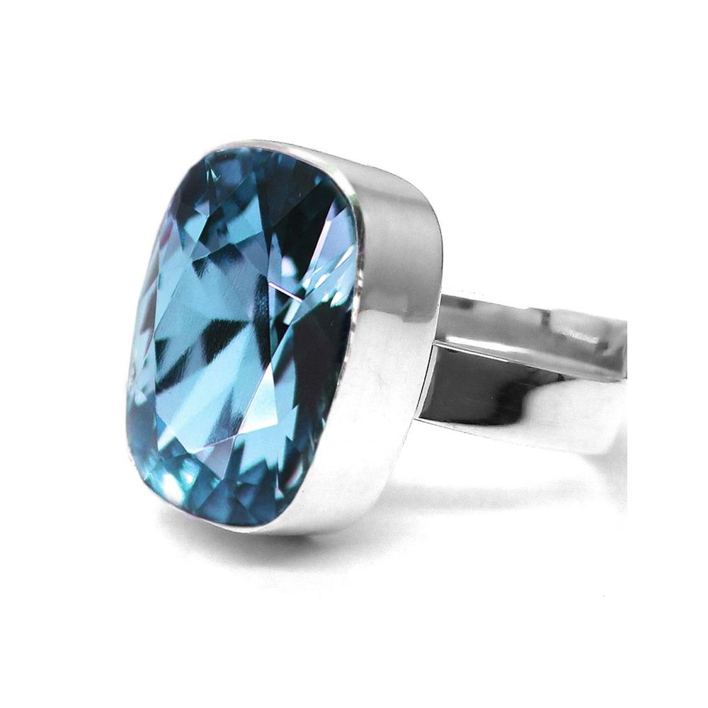 Foto 4 pulgar | Anillo Zvezda, Colección Argenta Plata .925 Corte Baguette