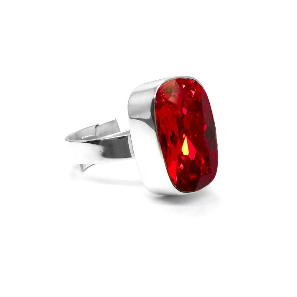 Foto 1 | Anillo Zvezda, Colección Argenta Plata .925 Corte Baguette