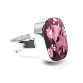 Foto 1 | Anillo Zvezda, Colección Argenta Plata .925 Corte Baguette