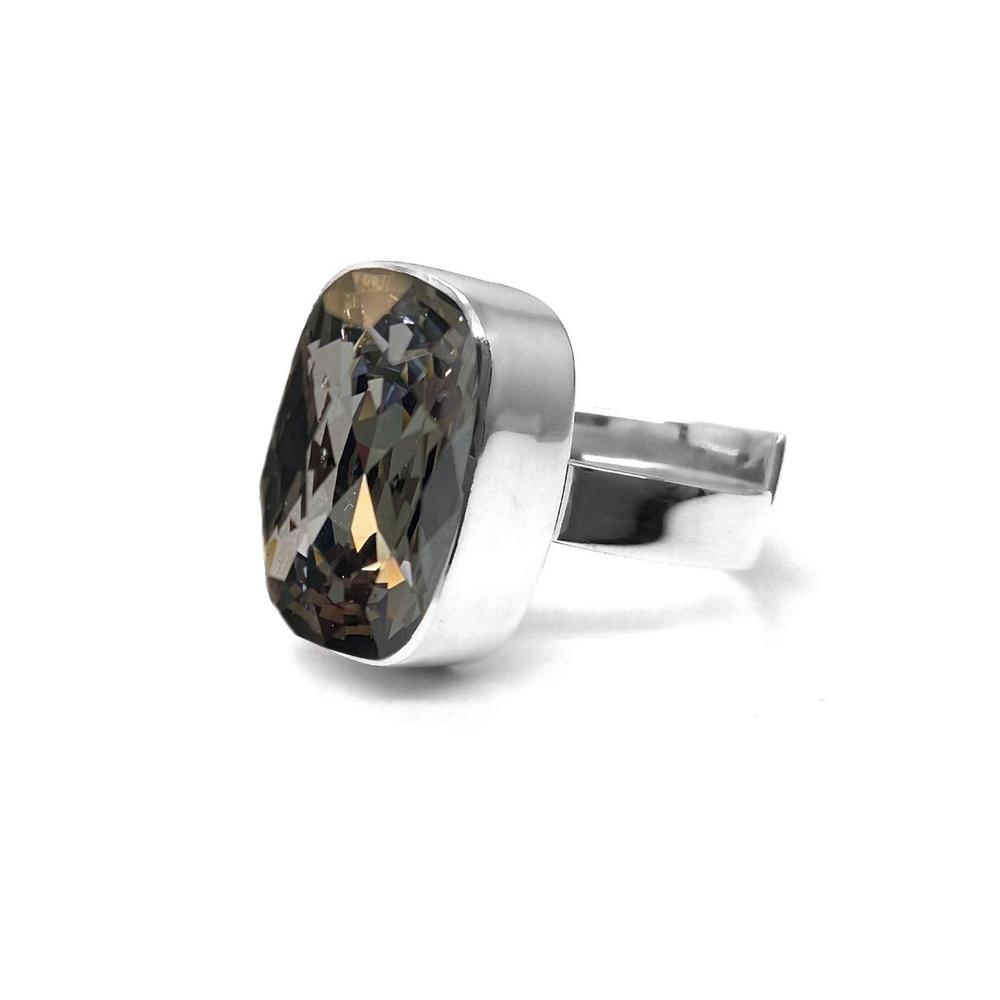 Foto 4 pulgar | Anillo Zvezda, Colección Argenta Plata .925 Corte Baguette