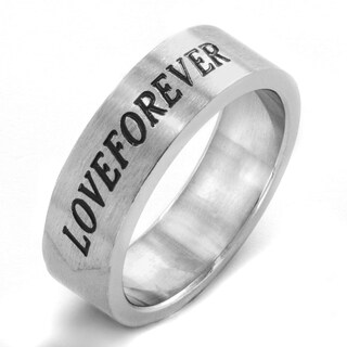 Foto 1 | Anillo West Coast Jewelry Elya Love Forever De Acero Inoxidable - Venta Internacional.