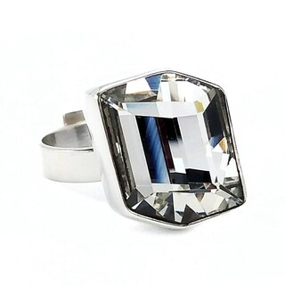 Foto 1 | Anillo Zvezda Colección Argenta Plata .925 Corte Cosmic Fancy - Crystal