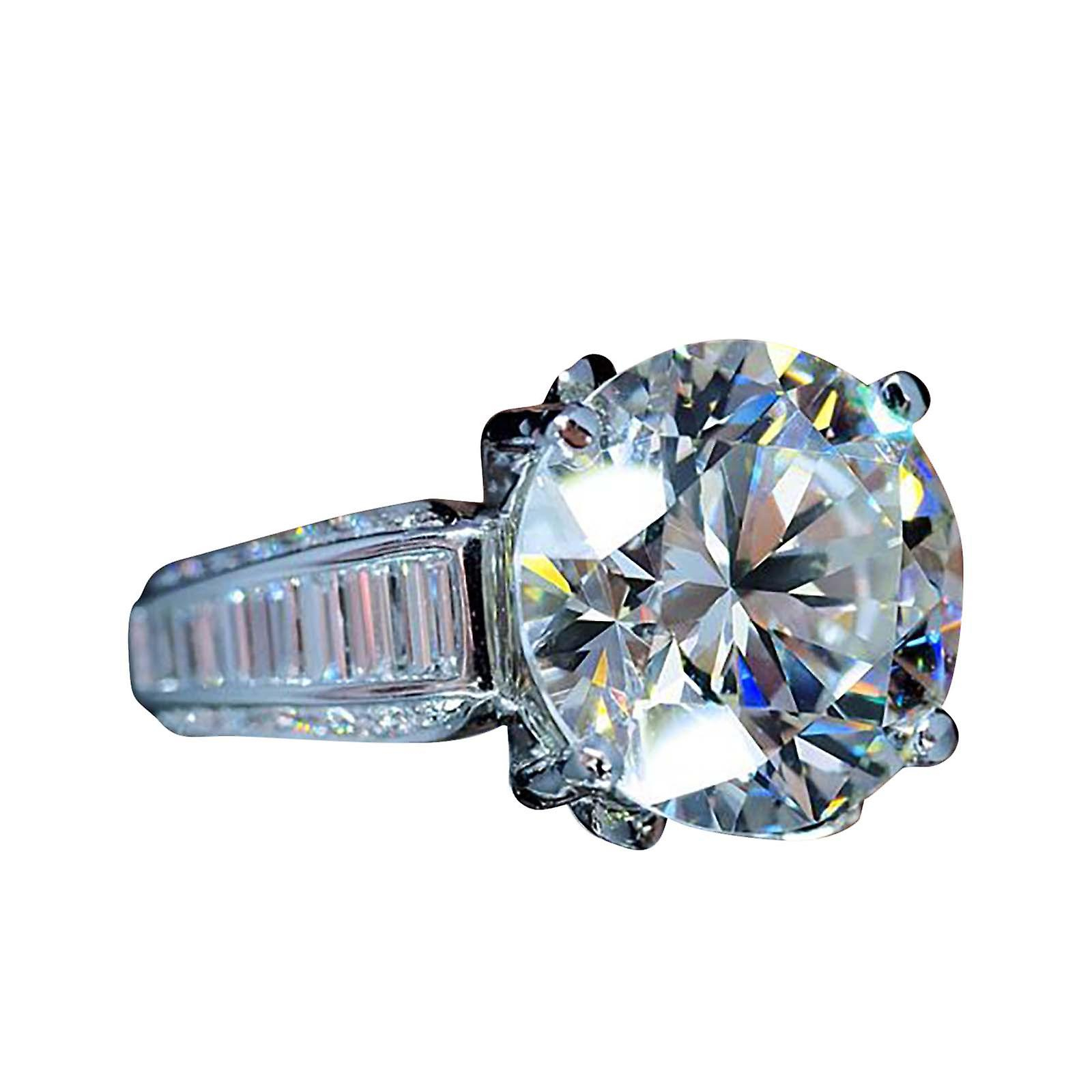 Foto 2 pulgar | Anillo Huoguo Fashion Exquisite Full Diamond Para Mujer - Venta Internacional.