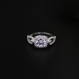 Foto 4 | Anillo Huoguo Fashion Diamond Para Mujer En Aleación - Venta Internacional.