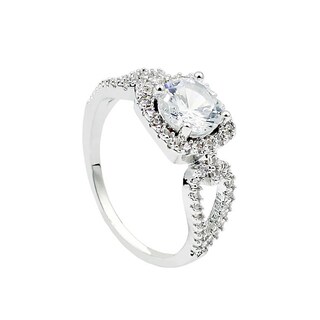 Foto 5 | Anillo Huoguo Fashion Diamond Para Mujer En Aleación - Venta Internacional.