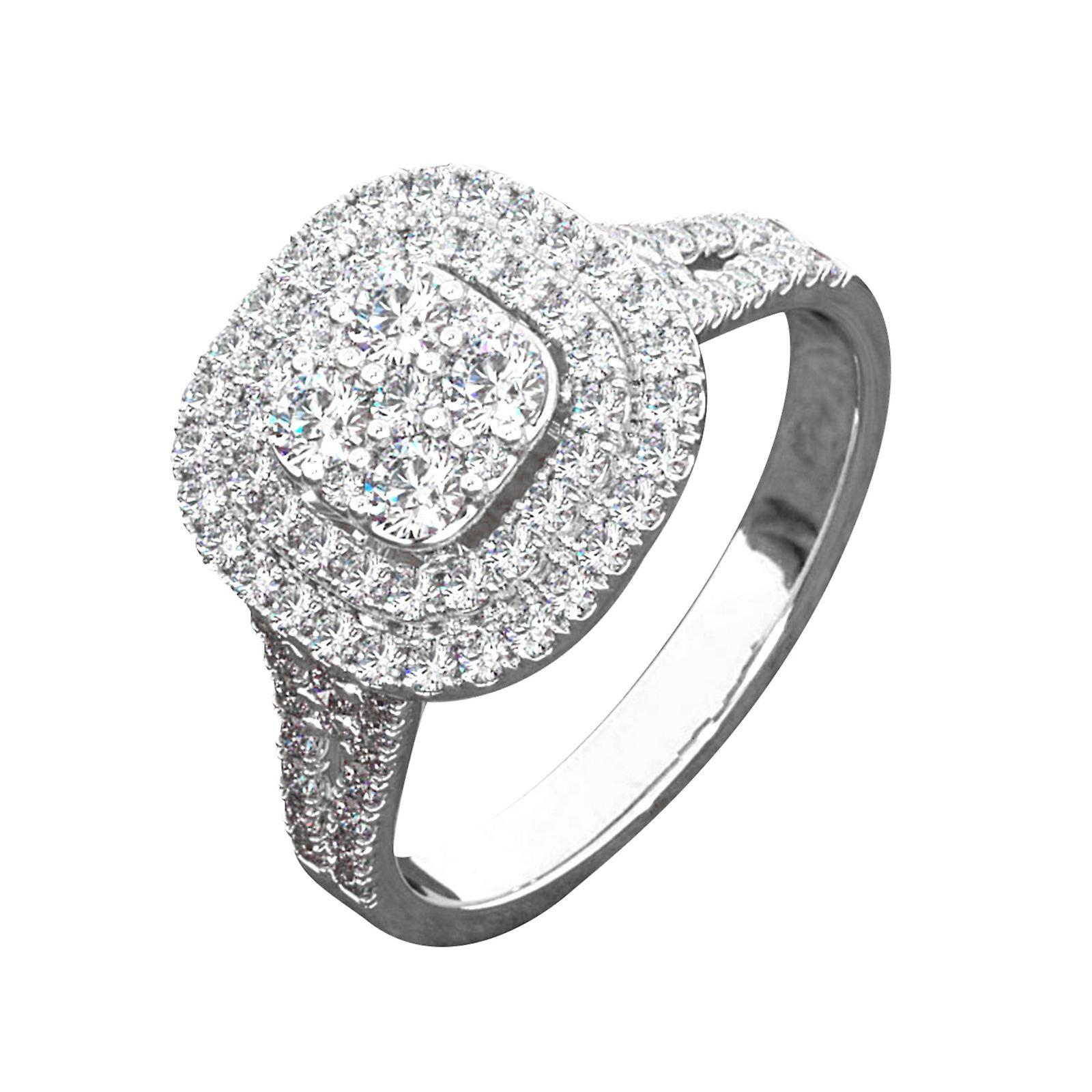 Foto 1 | Anillo Huoguo Fashion Diamond Para Mujer En Aleación - Venta Internacional.