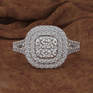 Foto 3 | Anillo Huoguo Fashion Diamond Para Mujer En Aleación - Venta Internacional.