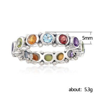 Foto 4 | Anillo Huoguo Ultra Flash Con Microincrustaciones De Circonio Para Mujer - Venta Internacional.