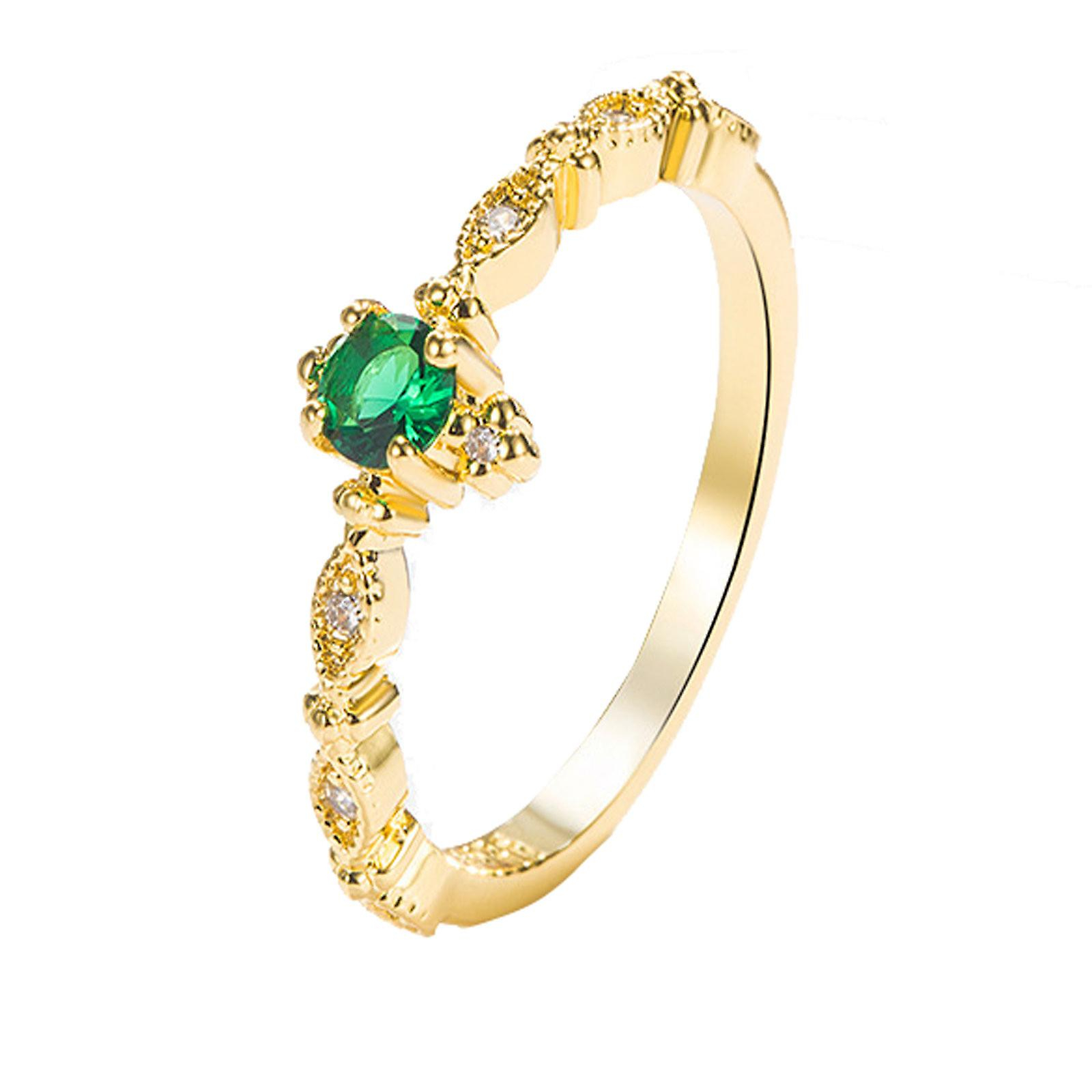Foto 3 pulgar | Anillo Huoguo  Joyería Brillante De Lujo  Diamante  Boda Y Novia - Venta Internacional.