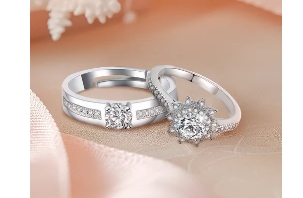 Foto 2 | 2 Anillos De Pareja Plata