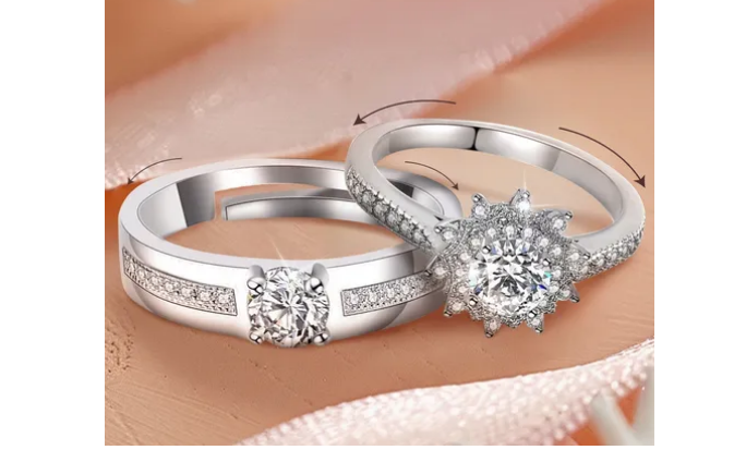 Foto 3 | 2 Anillos De Pareja Plata