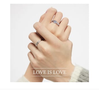 Foto 2 | 2 Anillos De Pareja anillos De Compromiso Hombre Y Mujer