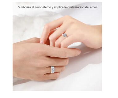 Foto 4 | 2 Anillos De Pareja Plata