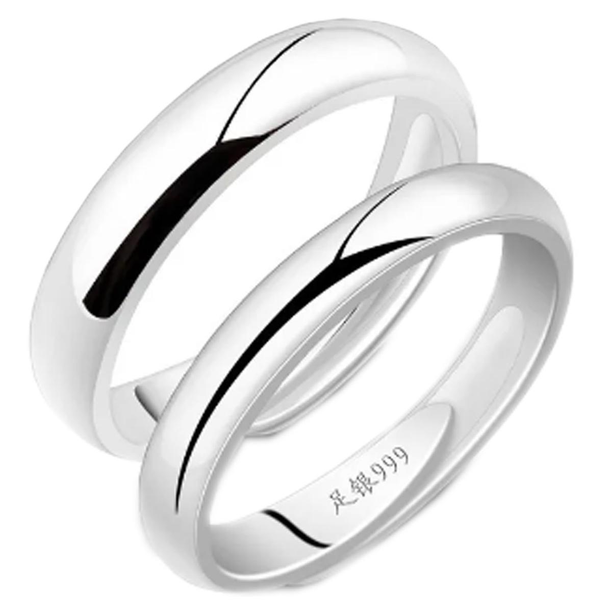 Joyeria Sortijas De Boda Circonia Mxzpe-001high Monaco 2 Pieza Plata