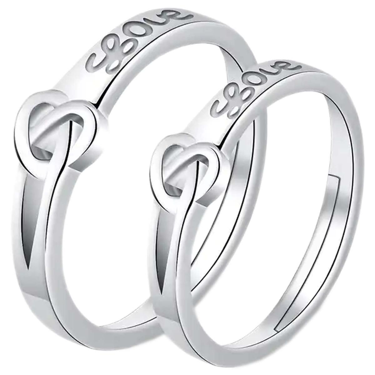 Foto 4 pulgar | Argollas De Novios High Monaco Mxlvy-004 8 Piezas Plata